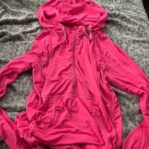 neon pink workout jacket